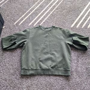 LL bean sweatshirt // olive green